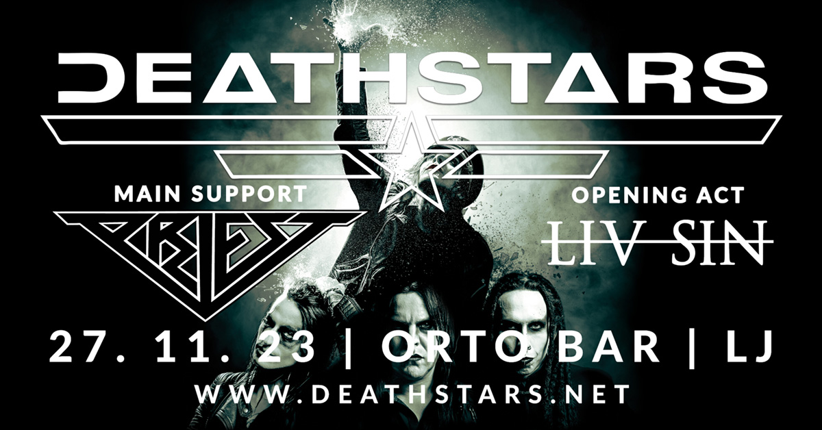 Deathstars, Priest, Liv Sin - Concert (27 November, Orto Bar, Ljubljana, Slovenia)