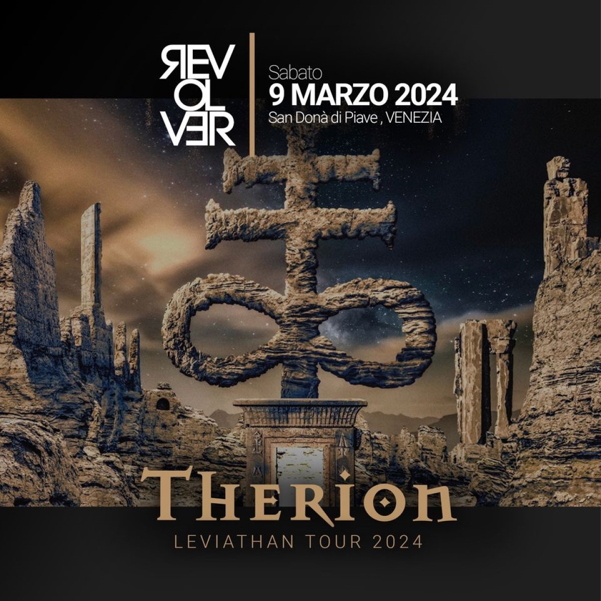 Therion - 9 March, Revolver Club, San Donà di Piave, Italy