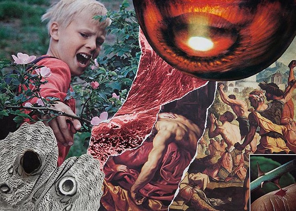 Collage Inspired By Rembrandt's The Blinding Of Samson