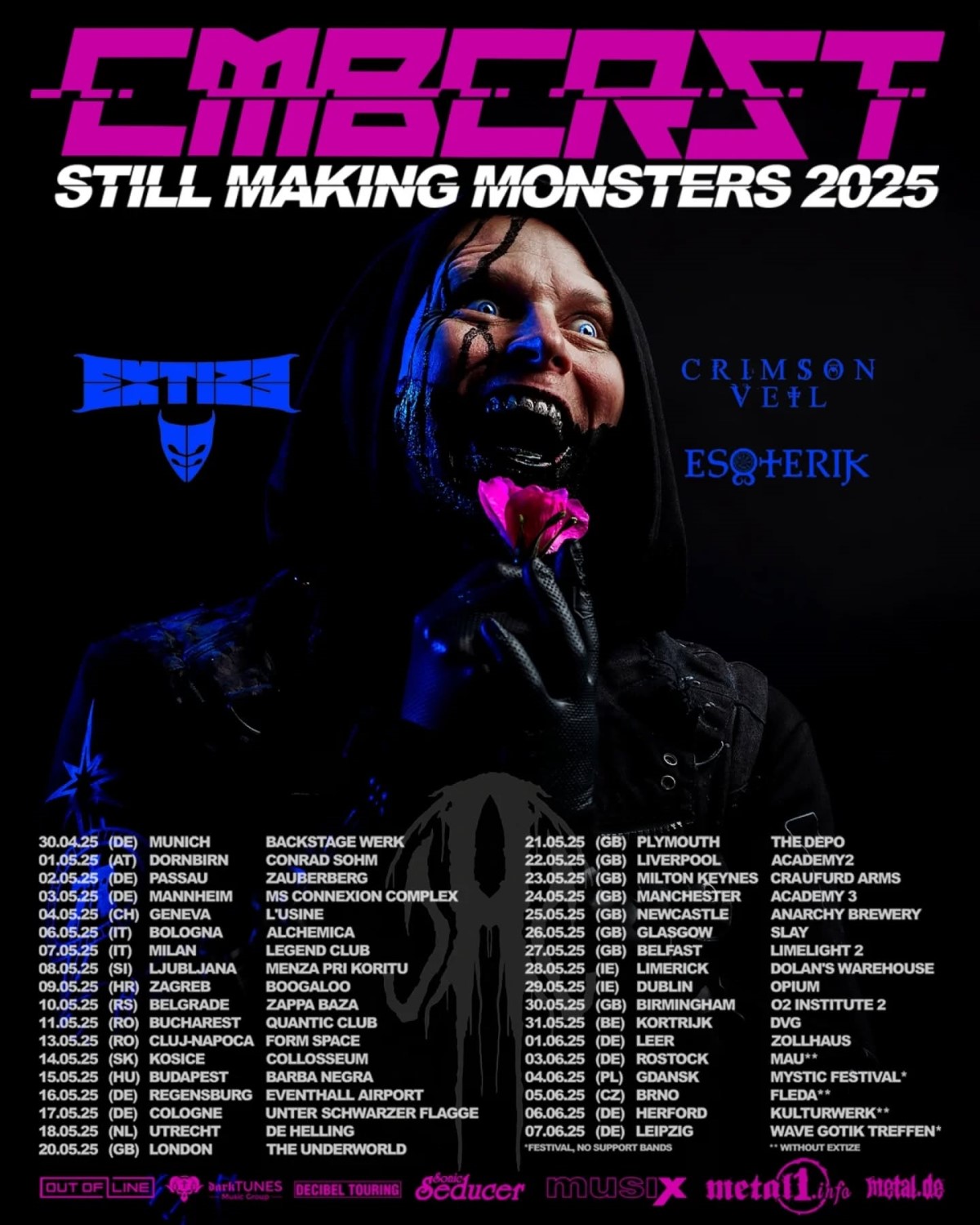 Combichrist - European Tour 2025
