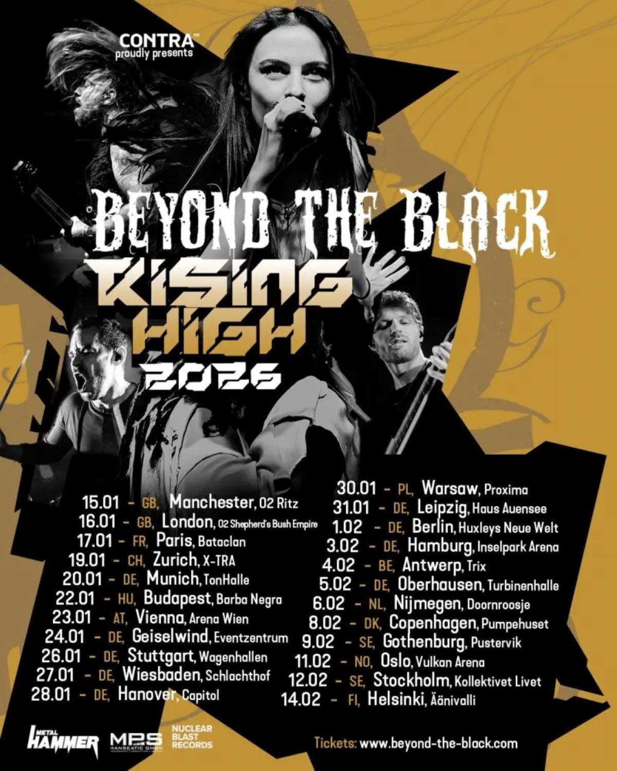 Beyond The Black - European Tour 2026