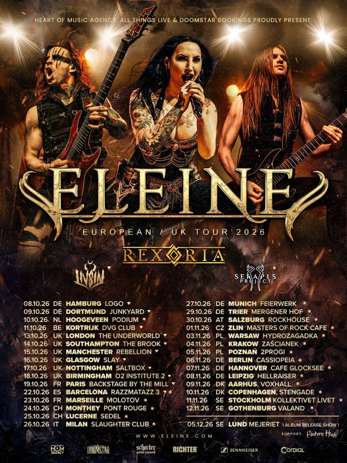 Eleine - European Tour 2026