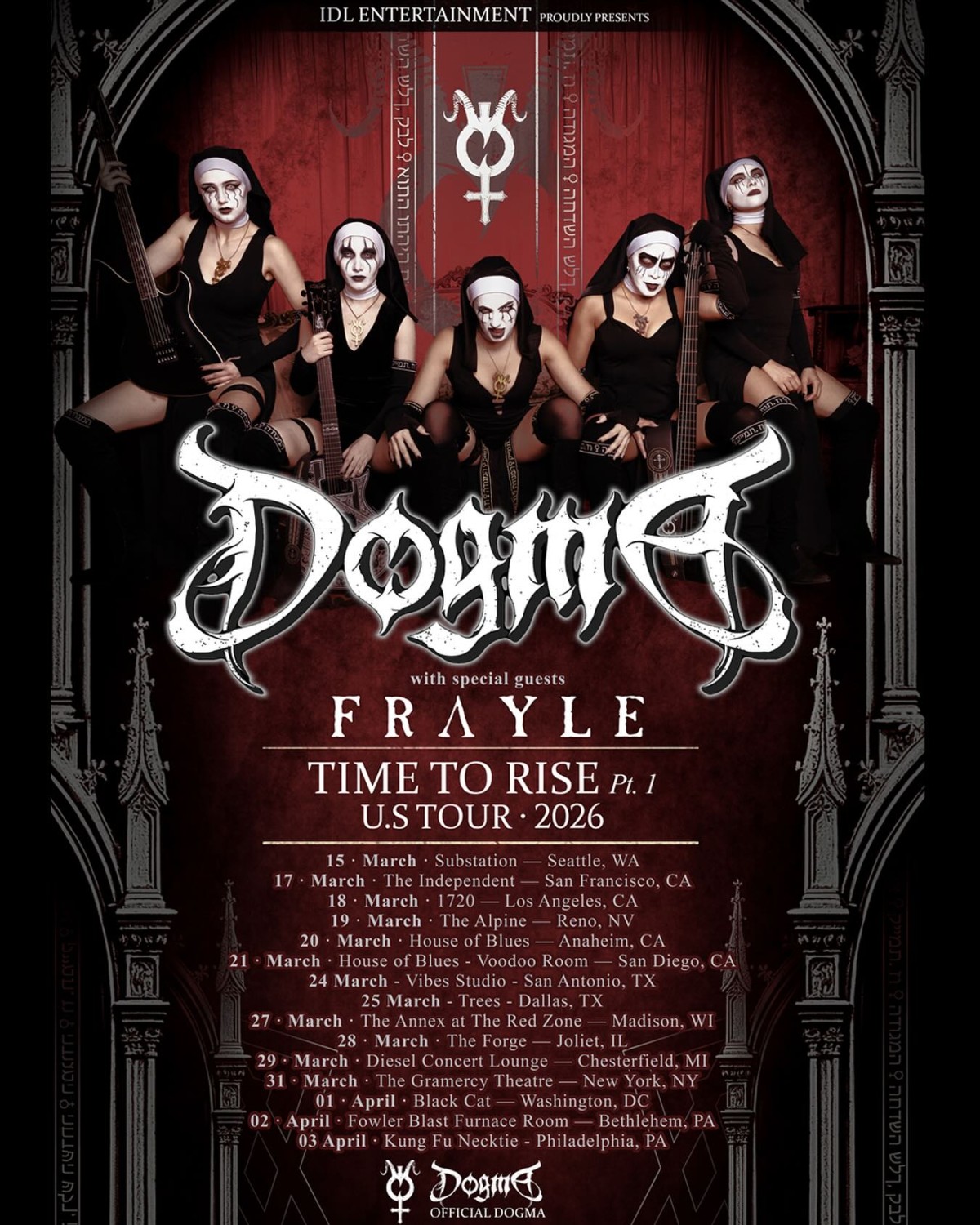 Frayle + Dogma - USA Tour 2026