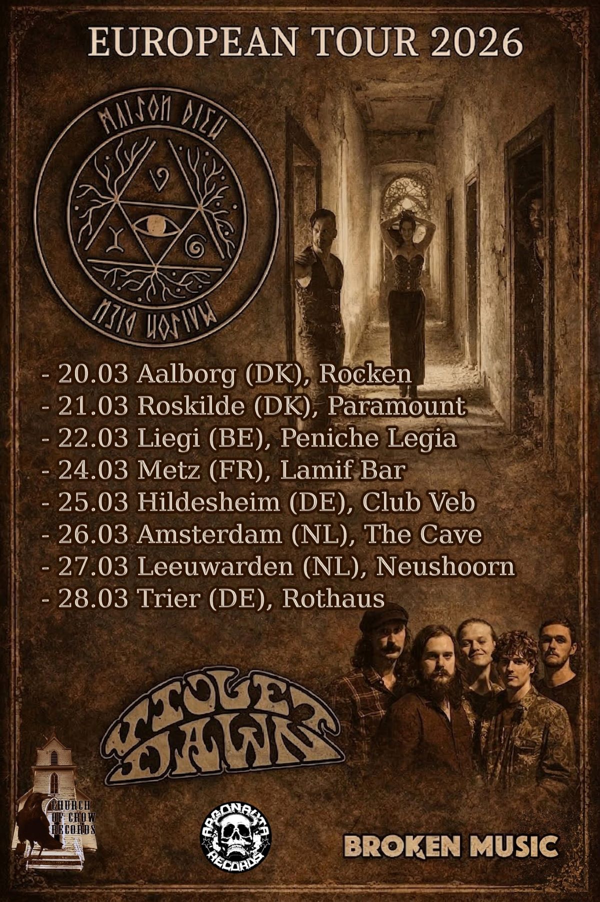 Maison Dieu - European Tour 2026