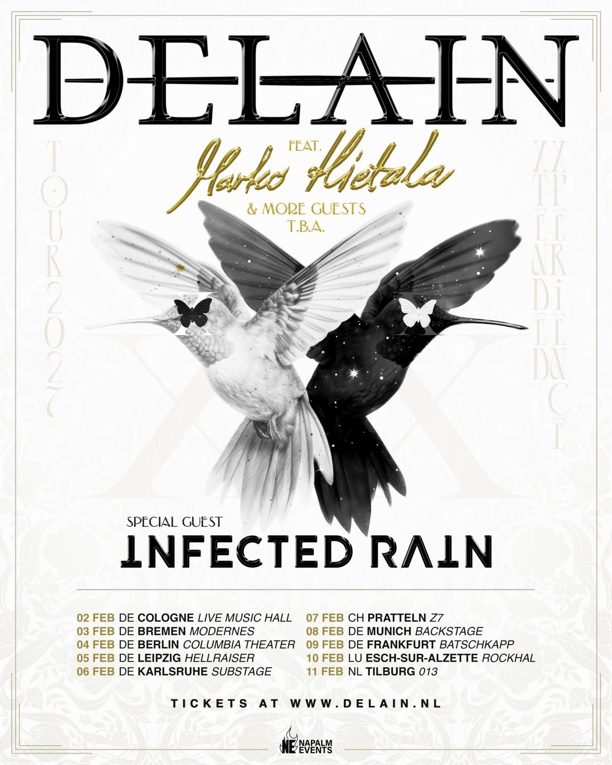 Delain 2027 Tour Feat. Marko Hietala