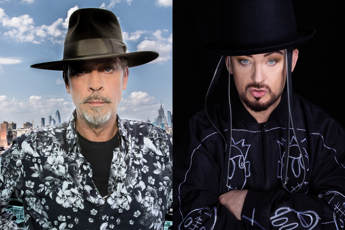 Peter Murphy and Boy George